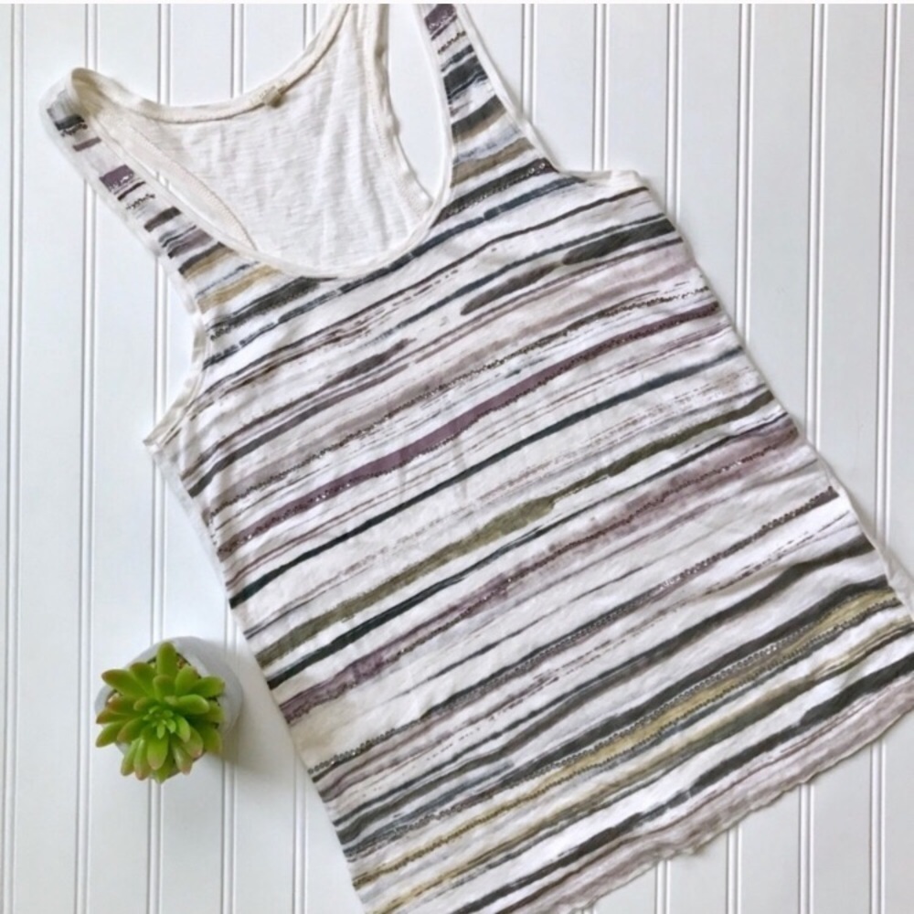 •J. Crew• sequined racerback tank {E27}